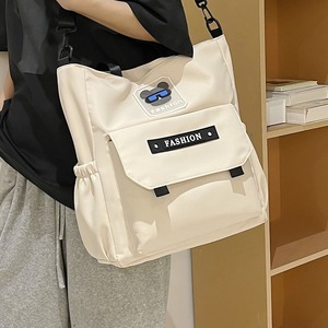 Fashion Nylon Canvas Crossbody Bag 20-35L Water Resistant Front Flap Pocket School Education Use - Product Image 2