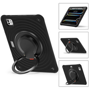 Funda de armadura giratoria para tableta de silicona PC 360 para iPad Mini 6 <span class=keywords><strong>Mini6</strong></span> A17pro, funda trasera con soporte para ranura para bolígrafo - Product Image 4