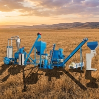 Nouvelle machine à granulés pour volailles, capacité personnalisée 500 kg-10 t/h, certifiée CE ISO, haute productivité, robuste, pour fermes avicoles
