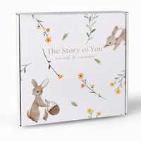 Boîte en carton ondulé personnalisée avec logo, motif dessin animé mignon, pour expédition et cadeaux, taille sur mesure, design Misty Mellow imprimé