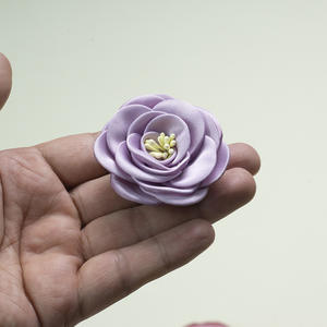 6cm hecho a mano borde quemado tridimensional Flor <span class=keywords><strong>de</strong></span> <span class=keywords><strong>seda</strong></span> núcleo estilo chino accesorios <span class=keywords><strong>de</strong></span> ropa horquilla zapatos sombreros bolsas ramillete - Product Image 3