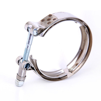 Collier de serrage universel en acier inoxydable 304 de 3 pouces pour collecteur d'échappement latéral/ensemble turbine, garantie 3 ans, personnalisable OEM