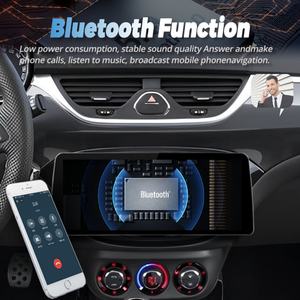 Lecteur vidéo de voiture Android 13 avec écran de 12,3 pouces, autoradio 2Din, stéréo pour Opel Corsa E 2014 2015 2016 2019, GPS, multimédia, Carplay, unité principale - Product Image 4