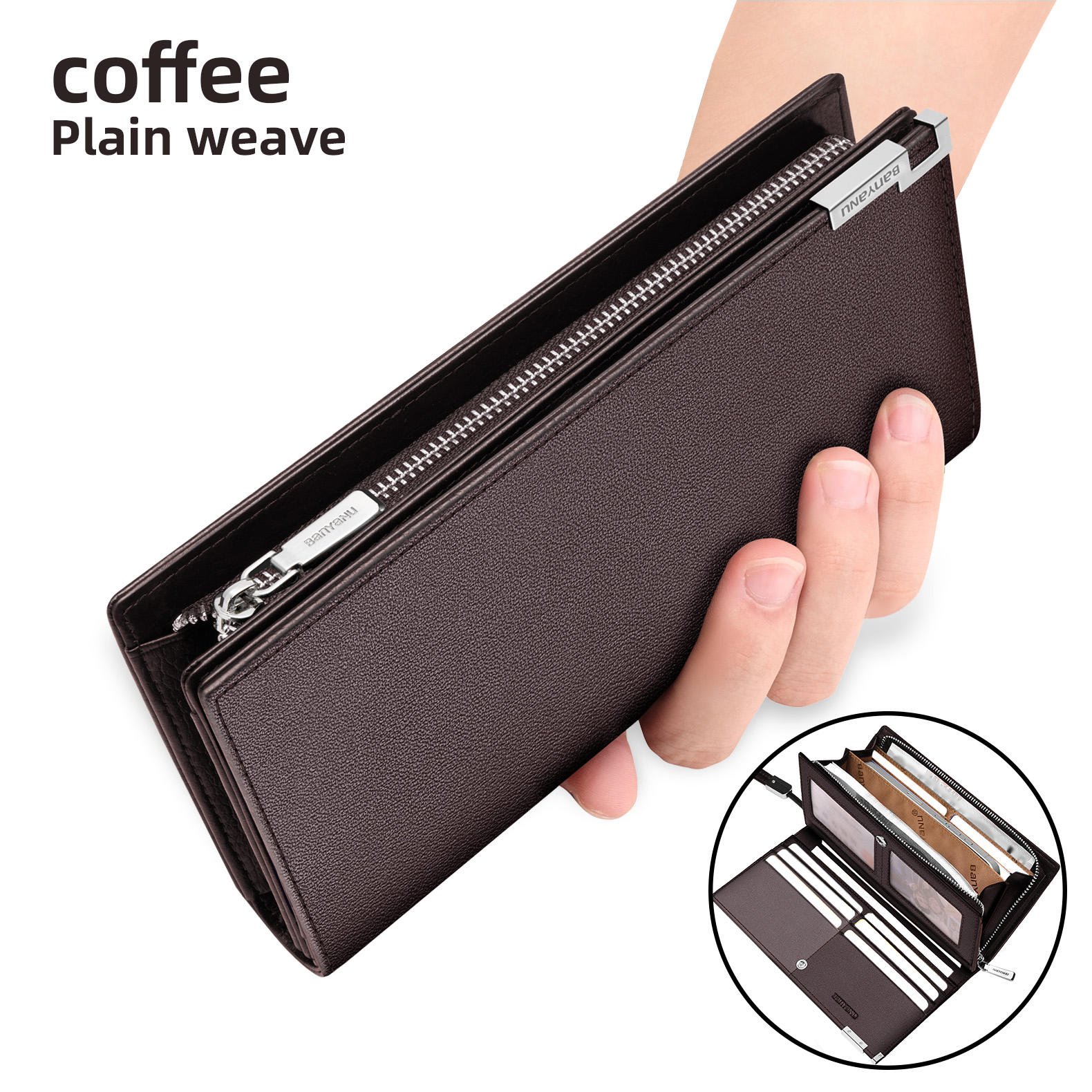 Plain weave - coffee color