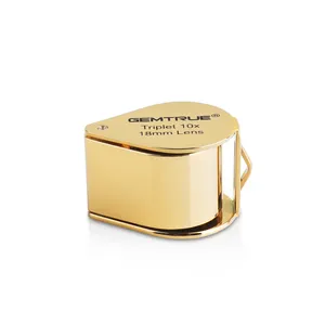 Dikai Tools Gemtrue Merk Diamond Loupe 18Mm 10x Triplet Gouden Sieraden Bekijken Vergrootglas