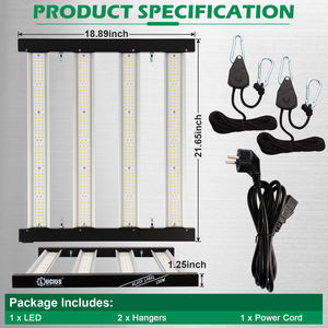301H EVO 120W Directo de Fábrica, la Mejor Lámpara LED para Cultivo, Luz de Crecimiento de Espectro Completo - Product Image 5
