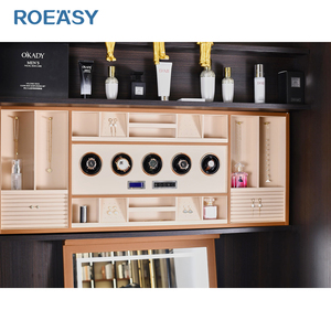 ROEASY <span class=keywords><strong>Armoire</strong></span> Commode <span class=keywords><strong>Armoire</strong></span> Cachée Commande Vocale Montre Remontoir Bijoux Stockage Organisateur Levage Intelligent <span class=keywords><strong>Armoire</strong></span> Suspendue - Product Image 5