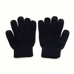 Gants d'hiver en tricot pour femmes et hommes à prix OEM, compatibles avec les écrans tactiles - Product Image 3