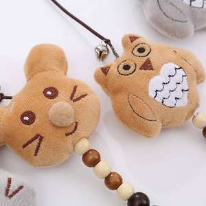 Moderno Juguete Divertido para Gatos con Plumas, Varita de Madera Natural para Gatos, Juguete Interactivo de Peluche Ecológico - Product Image 3