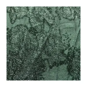 Neue Trends Metallic Terry 180g/m² 81% Polyester 4% Spandex 15% LUREX yean gefärbter Jacquard-Stricks toff für Kleider