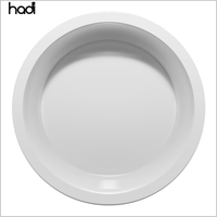 Ustensiles de restaurant, assiettes divisées blanches, plats en céramique, GN, porcelaine, plat de service pour buffet, plat rond pour réchaud