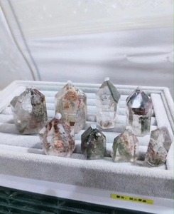 Tour de quartz fantôme tour de quartz de jardin naturel en gros à vendre - Product Image 3