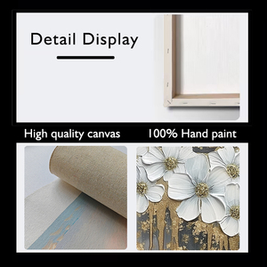 <span class=keywords><strong>Dipinti</strong></span> a olio fatti a mano 100% e arti murali astratta decorazione per la casa moderna immagine ad olio classico fiore dipinto a mano <span class=keywords><strong>su</strong></span> <span class=keywords><strong>tela</strong></span> - Product Image 6