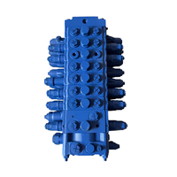Vanne de distribution pour excavatrice XE75 80D/DA, ensemble de vanne multivoies Hengli HVS-18-08, vanne principale d'origine usine