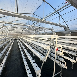 Sistema de Cultivo Hidropónico NFT en Invernadero con Tubería de PVC, Bomba de Circulación de Agua Automatizada, Canal de Plantación de Vegetales de Alta Productividad - Product Image 2