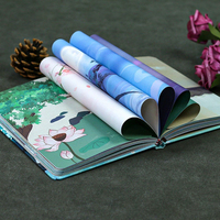 Carnet de notes rétro imprimé, mignon, format A5, style chinois, pages couleur, pour camarades de classe
