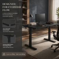 Bureau de jeu électrique silencieux AOR Home, bureau d'apprentissage et de travail, sécurité anti-collision, panneau de particules de qualité E0, vente en gros d'usine