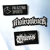 Patchs de broderie de dessin animé de logo tissé brodé mignon fer sur le patch de support pour chapeau de vêtements