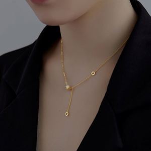 สร้อยคอจี้เพชรสังเคราะห์สังเคราะห์5A ดีไซน์เรียบง่ายทันสมัยของ Dylam - Product Image 5