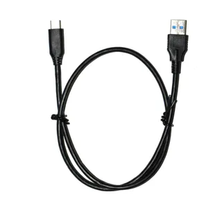 XXD fábrica al por mayor de alta velocidad 1M USB cable de datos de carga rápida USB3.0 buena calidad cobre desnudo negro USB Tyep-C cable