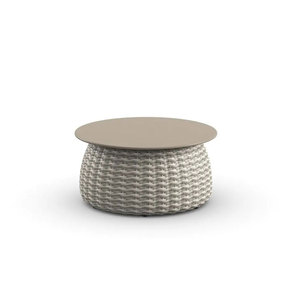 Muebles de ratán para exterior de Hotel, mesa de centro de aluminio para balcón y jardín, mesa lateral de ratán - Product Image 3