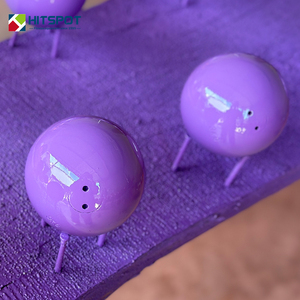 Balle de lancer en fonte avec logo personnalisé 1kg 3 kg 4kg 5 kg 6kg 7.26kg Équipements d'entraînement de lancer de couleurs différentes Vente de tir du poids - Product Image 2