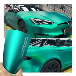 Film de protection de voiture en PVC auto-adhésif YAJIU, sans bulles d'air, super chrome oxyde, rouge romani, vinyle de protection de voiture, vinyle <span class=keywords><strong>orange</strong></span> oxyde - Product Image 2