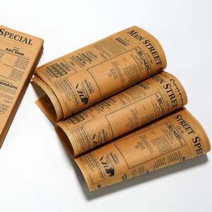 Papier d'emballage imprimé sur mesure 18x18, qualité boulangerie, enduit de cire, résistant à la graisse, pour sandwichs, hamburgers, pizzas, pains, pour traiteur - Product Image 2