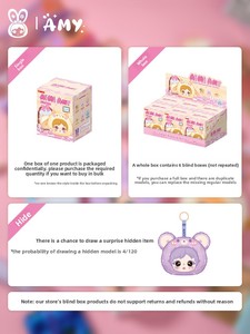 Coffret Cadeau Compact de Maquillage Amy Mini Mini, Breloque de Sac en Fourrure Figurine <span class=keywords><strong>Pop</strong></span> Culture, Petit Cadeau Mignon - Product Image 5