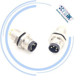 Connettore Header M8 Femmina Maschio Diritto per Montaggio su PCB con Grado di Protezione IP67 per Automazione e Sensori - Product Image 6