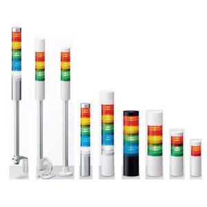 MS-PATLITE LR5-302PJBW-RYG ไฟสัญญาณ LED 3 ชั้น ขนาด 50 มม. สำหรับระบบอัตโนมัติ สินค้าใหม่และของแท้ในสต็อก - Product Image 1
