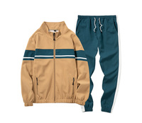 Nouvel ensemble de sweat-shirts pour jeunes en taille plus, automne/hiver, tendance européenne/américaine, cardigan coloré, vêtements de sport pour hommes