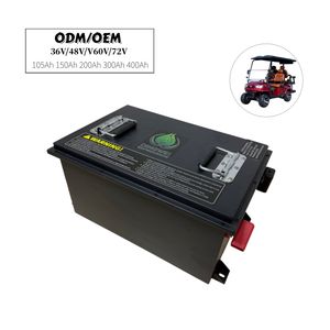 Özelleştirilmiş elektrik 48V Golf arabası lityum pil paketi 36V 48V 72V Lifepo4 200Ah 300Ah Lifepo4 Golf arabası pil için - Product Image 1