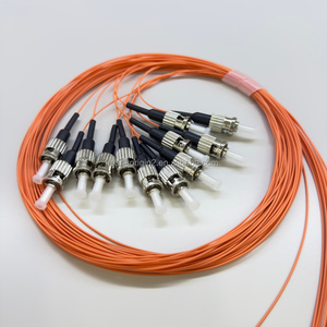 Cable Pigtail Multimodo OM2 de 0.9mm y 1.5M, con Certificación ST y UPC, MOQ Bajo, para Cableado de Red en Fábricas y Talleres (OEM) - Product Image 1