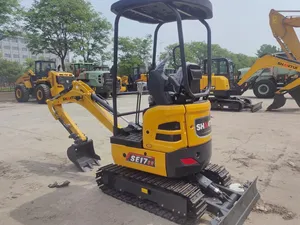 Mini-excavatrice sur chenilles Shantui SE17SR d'occasion, pelle compacte de 1,8 tonne, équipement de construction - Product Image 1