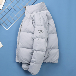 2020 nouveau style polyester doudounes oem mode décontracté blanc manches bouffantes vestes <span class=keywords><strong>en</strong></span> <span class=keywords><strong>jean</strong></span> pour le long hiver - Product Image 6