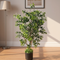 Arbre de Camélia Succulente Artificiel Réaliste 90cm – Plantes Décoratives pour Jardin, Mariage, Nouvelle Maison, Intérieur et Extérieur