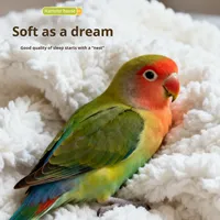 Nid suspendu pour oiseaux, épais et solide, de style moderne, pour la protection contre le froid en hiver, adapté aux petits perruches et aux sugar gliders.