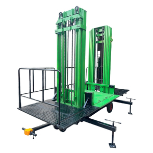 Ventes d'usine 4-12m de charge de plate-forme élévatrice mobile hydraulique 1ton utilisée pour les travaux <span class=keywords><strong>a</strong></span>ériens sur les murs extérieurs et le transport des briques - Product Image 4