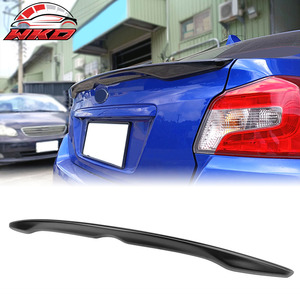 Alerón Trasero Estilo D2 para Subaru Impreza 12-16 WRX STI 15-21, Sin Pintar, Negro - Product Image 1
