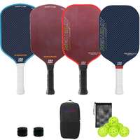 Paleta de Pickleball de Alta Gama, Fabricada con Tela de Kevlar Ligera, 40 Orificios, Grosor de 14/16 mm, Alto Grano, Efecto de Rotación, Servicio Termoformado DDP, Fricción