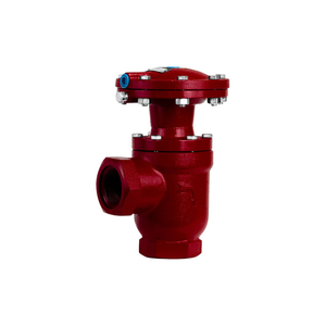 วาล์วควบคุมคิมเรย์พร้อมวาล์วบอลสแตนเลสแบบมุมเอียง ELA 250 250 SMA วาล์วปล่อยของเหลวแบบนิวเมติกพร้อมข้อต่อ NPT - Product Image 1