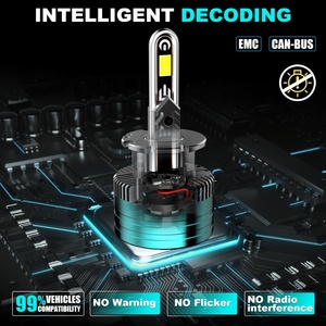 หลอดไฟหน้ารถยนต์ Sanvi D10 High Power Canbus D Series LED กำลังไฟ 160w ใช้แทนหลอด HID แบบเดิมได้ รุ่น D1s D2s D3s D4s D5s D8s - Product Image 2