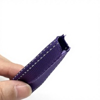 Sangle de sécurité réfléchissante en nylon élastique imitation, double face, à rayures creuses, pour chaussures, 2,5 cm