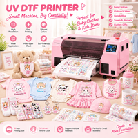 Nouvelle imprimante DTF CMYK avec encre blanche, machine de transfert direct sur film automatique, impression de vêtements personnalisés sur tissu foncé, format A3, certifiée CE