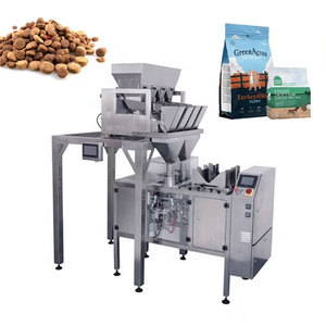 Bolsa con cremallera prefabricada, gránulo para perro, gato, pescado, pájaro, comida, aperitivos, animales, bolsa de sellado de alimentación, combinación de pesaje, máquina de envasado Doypack - Product Image 1
