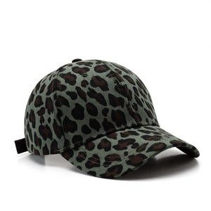 Gorra de Béisbol Personalizada al por Mayor, OEM/ODM, con Diseño de Camuflaje de Leopardo, 6 Paneles, Estructurada, con Visera Curva, 100% Algodón, para Aventuras al Aire Libre y Equipos - Product Image 4