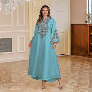 Vestido Midi de Alta Gama para Mujer, Estilo Étnico Retro, el Más Vendido en Oriente Medio (Grandes Cantidades, Contáctenos para Negociar)<span class=keywords><strong>21</strong></span> - Product Image 5