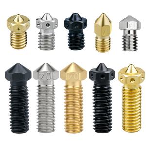 <span class=keywords><strong>Boquilla</strong></span> bimetálica chapada en cobre de latón de acero endurecido V6 MK8 <span class=keywords><strong>MK10</strong></span> SE6 K1 TZ Boquillas de impresora 3D de alta velocidad - Product Image 3