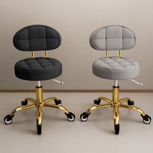 Salon Furniture Beauty Stool Barber Shop <b>Hairdressing</b> Salon <b>Chair</b> Rotating Lifting Round Stool Pulley Salon Stool - Product Image 3